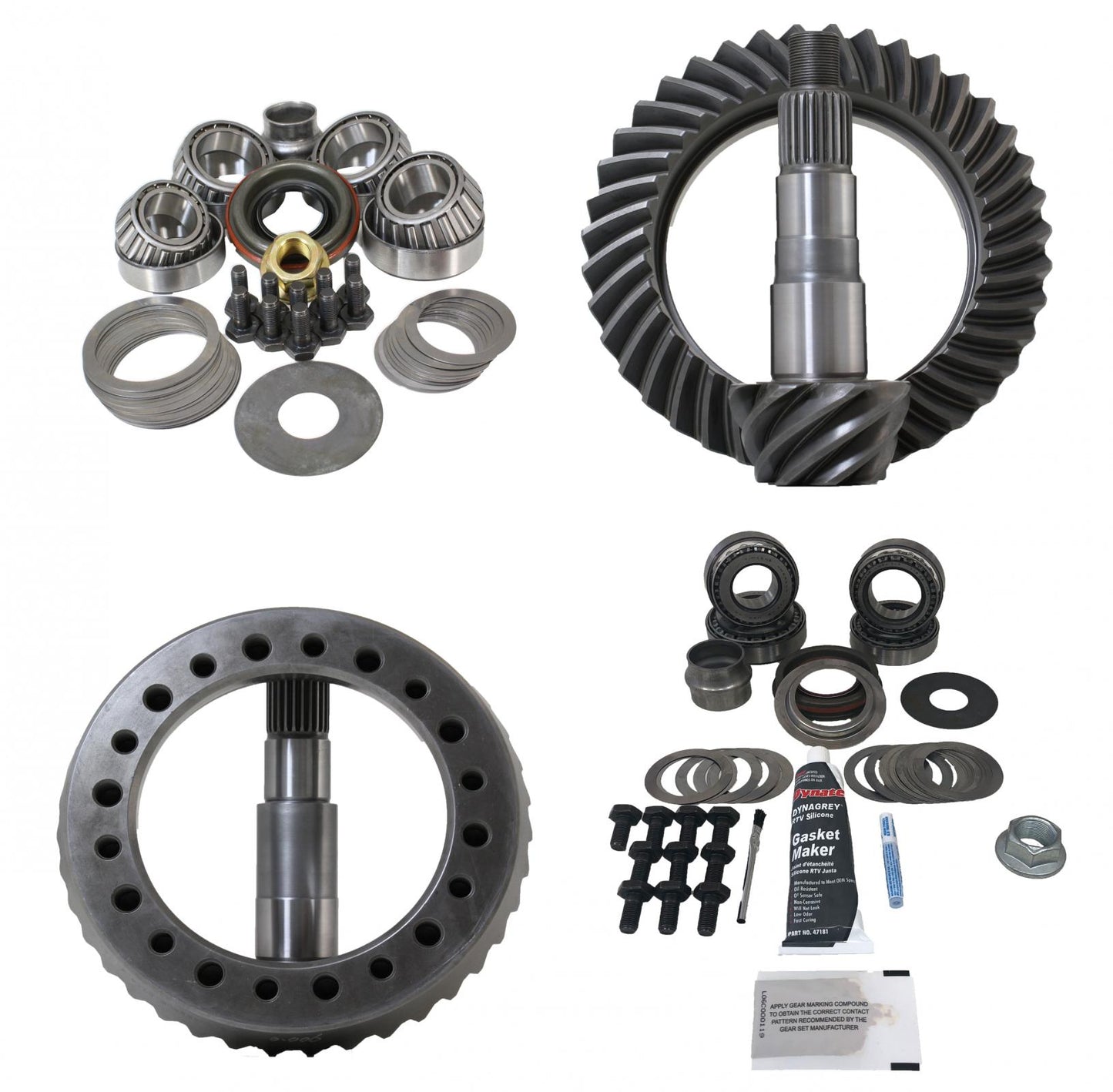 Jeep TJ Rubicon 4.88 Ratio Gear Package (D44Thick-D44Thick) with Timken Bearings. Comes with D44 Thick Gears, no Carrier Change Needed Revolution Gear and Axle